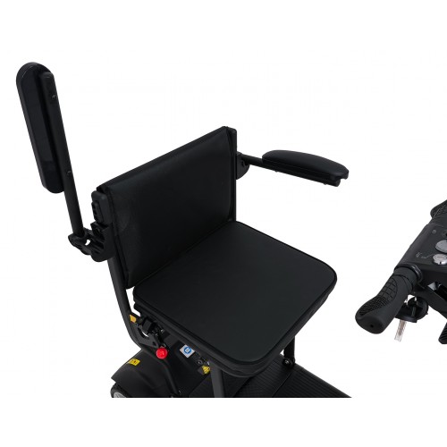 EasyGo Black Four-Wheel Electric Scooter for Seniors