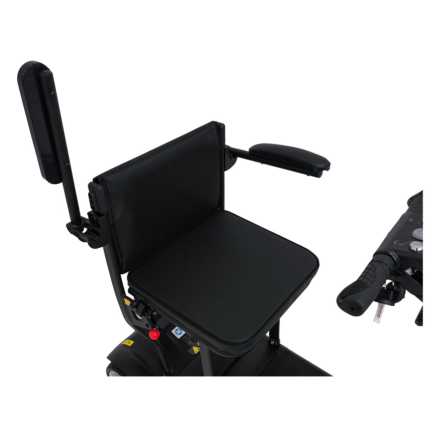 EasyGo Black Four-Wheel Electric Scooter for Seniors