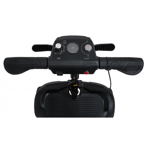 EasyGo Black Four-Wheel Electric Scooter for Seniors
