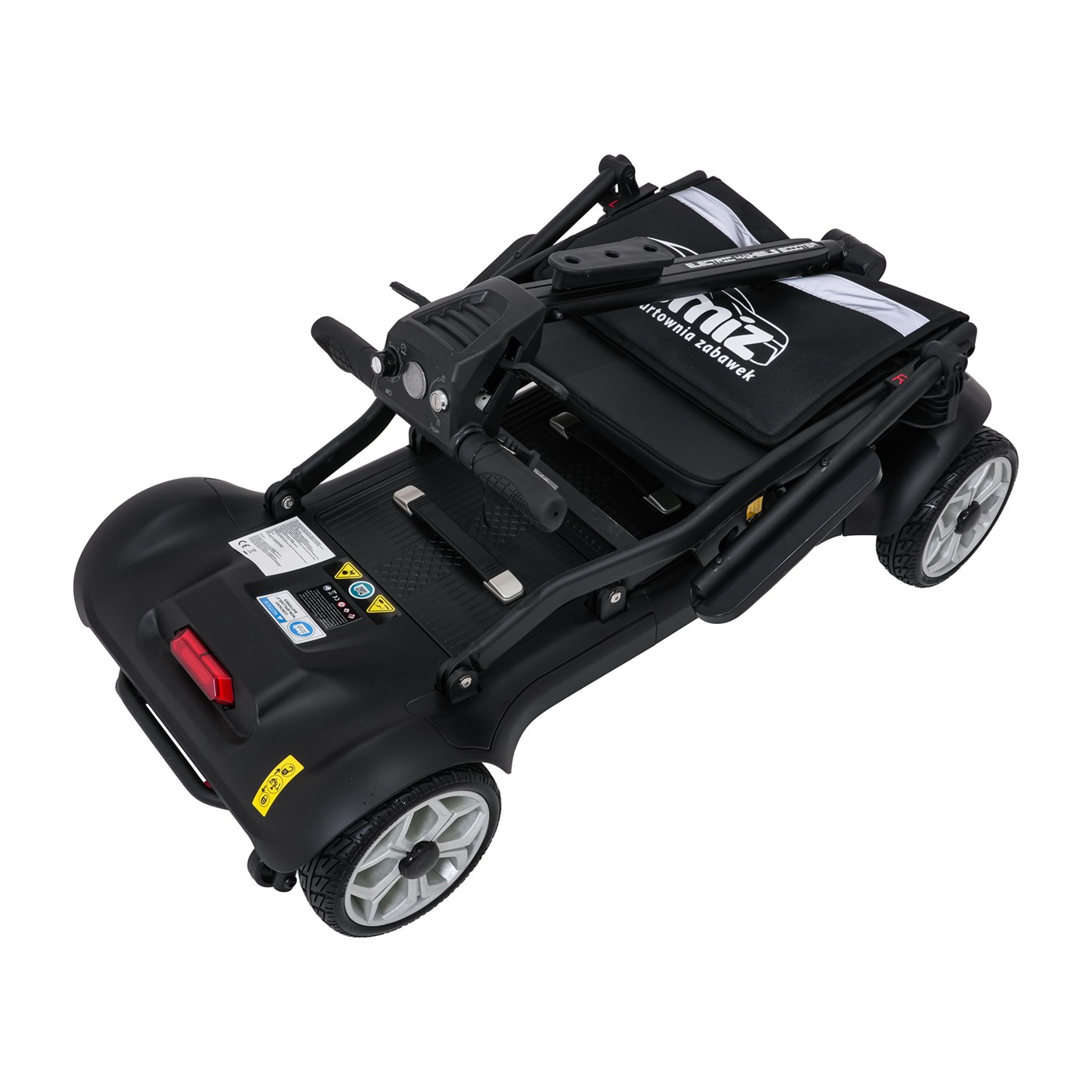 EasyGo Black Four-Wheel Electric Scooter for Seniors