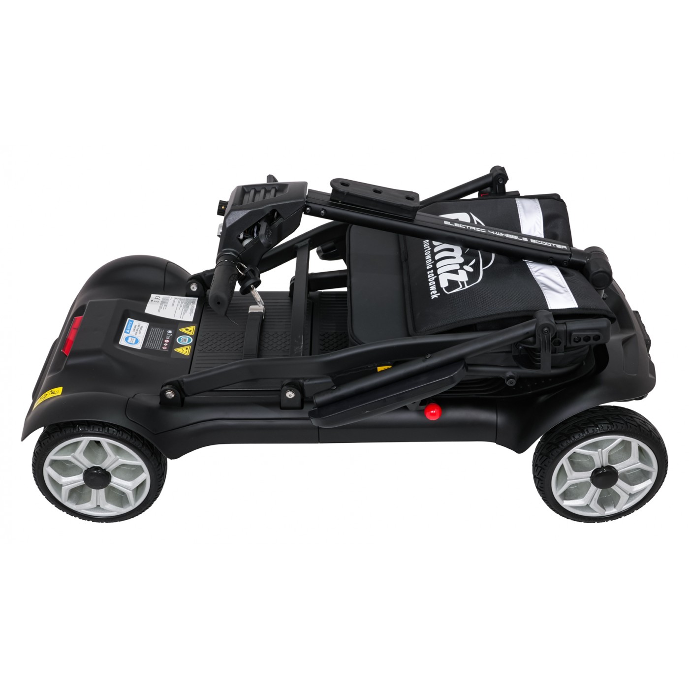 EasyGo Black Four-Wheel Electric Scooter for Seniors