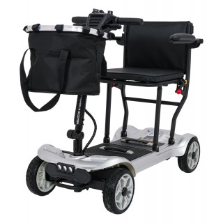 EasyGo Gray Four-Wheel Electric Scooter for Seniors