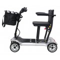 EasyGo Gray Four-Wheel Electric Scooter for Seniors