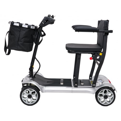 EasyGo Gray Four-Wheel Electric Scooter for Seniors