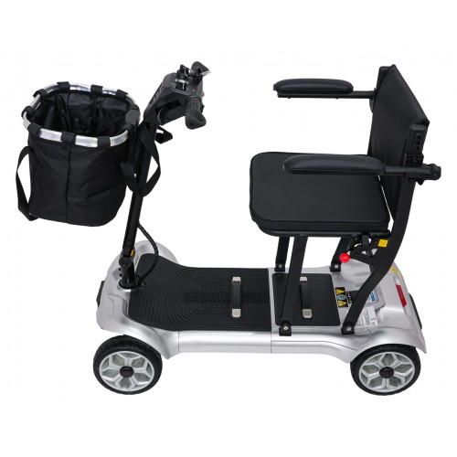 EasyGo Gray Four-Wheel Electric Scooter for Seniors