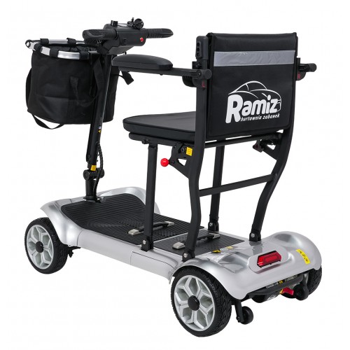 EasyGo Gray Four-Wheel Electric Scooter for Seniors