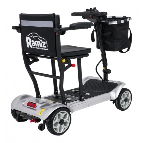 EasyGo Gray Four-Wheel Electric Scooter for Seniors