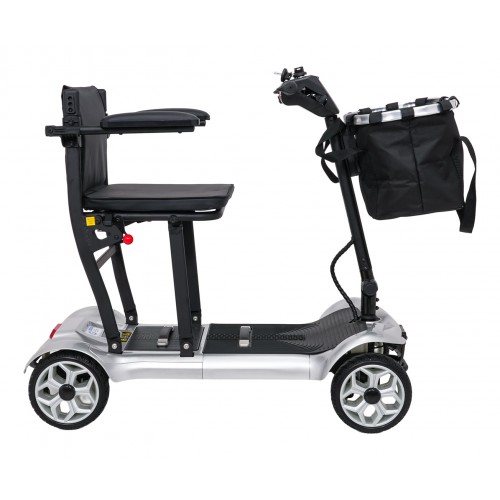 EasyGo Gray Four-Wheel Electric Scooter for Seniors