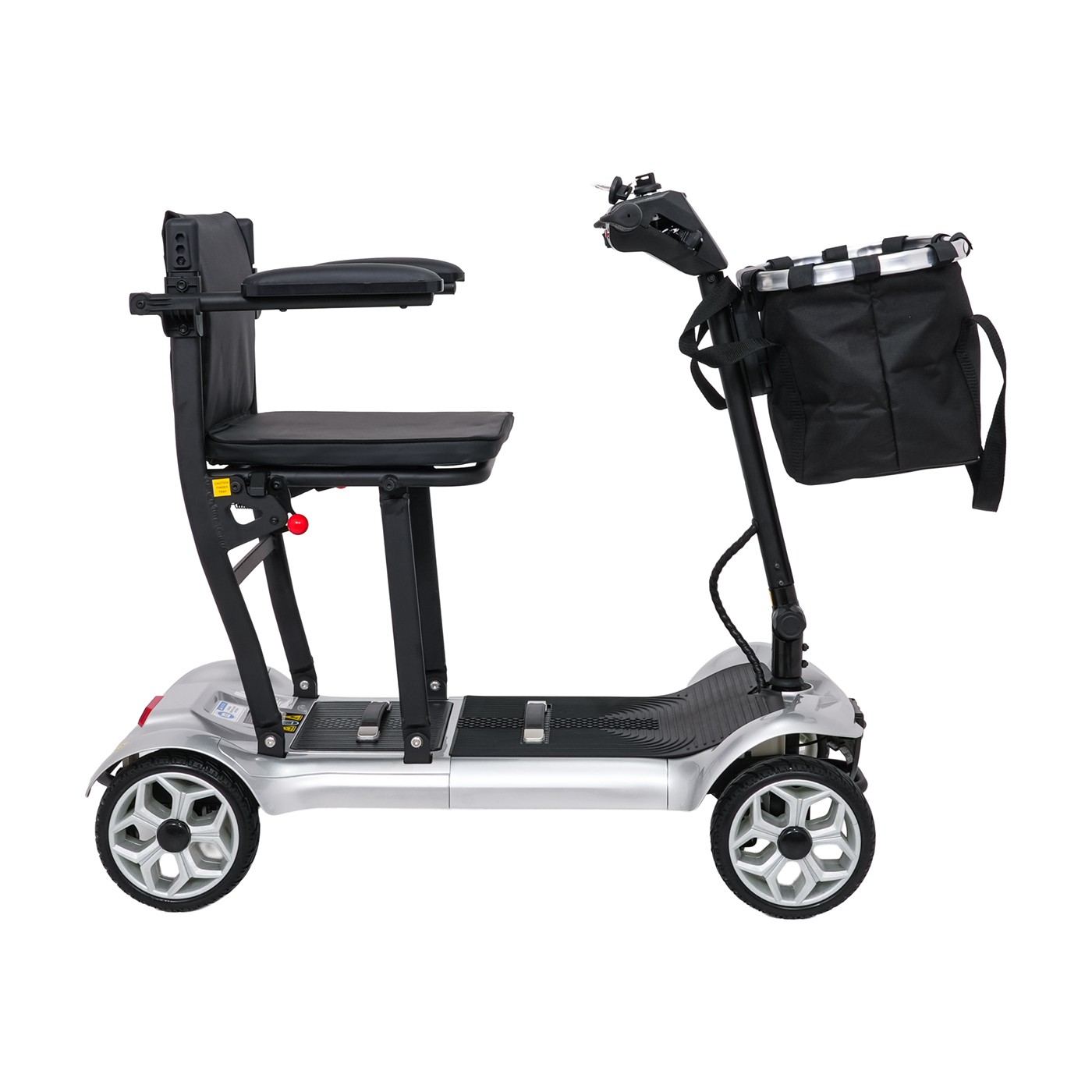 EasyGo Gray Four-Wheel Electric Scooter for Seniors