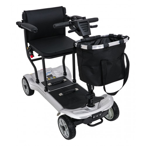 EasyGo Gray Four-Wheel Electric Scooter for Seniors