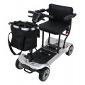 EasyGo Gray Four-Wheel Electric Scooter for Seniors