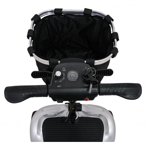 EasyGo Gray Four-Wheel Electric Scooter for Seniors