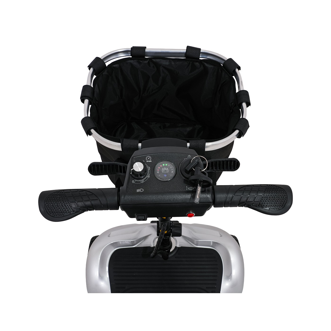 EasyGo Gray Four-Wheel Electric Scooter for Seniors