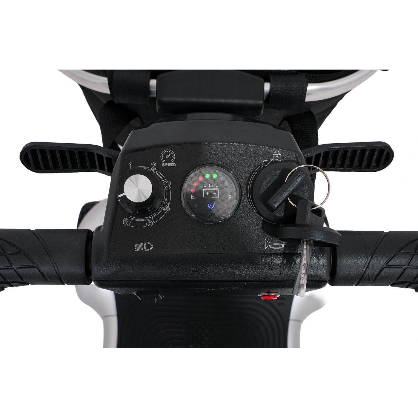 EasyGo Gray Four-Wheel Electric Scooter for Seniors