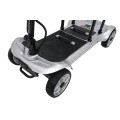 EasyGo Gray Four-Wheel Electric Scooter for Seniors