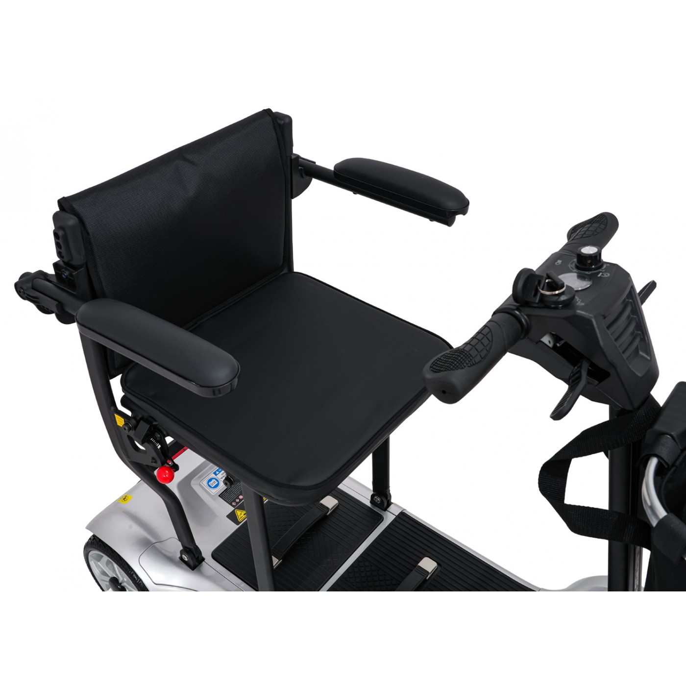 EasyGo Gray Four-Wheel Electric Scooter for Seniors