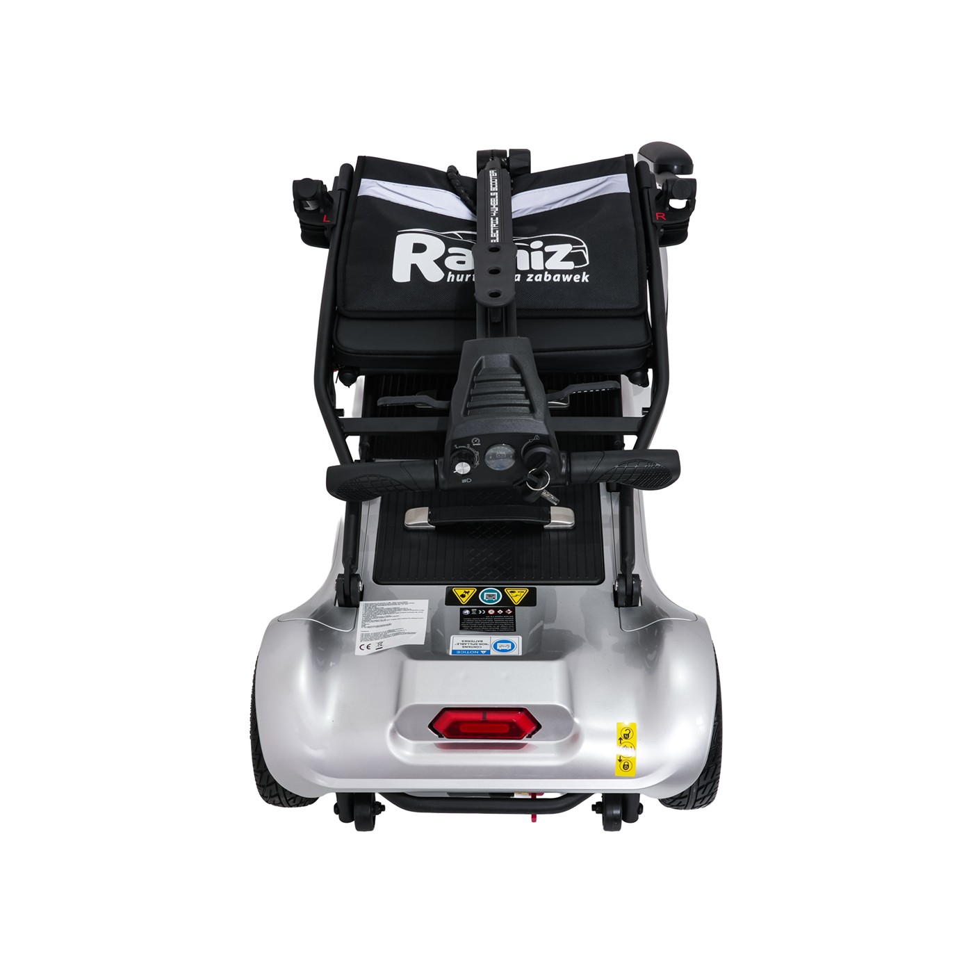 EasyGo Gray Four-Wheel Electric Scooter for Seniors