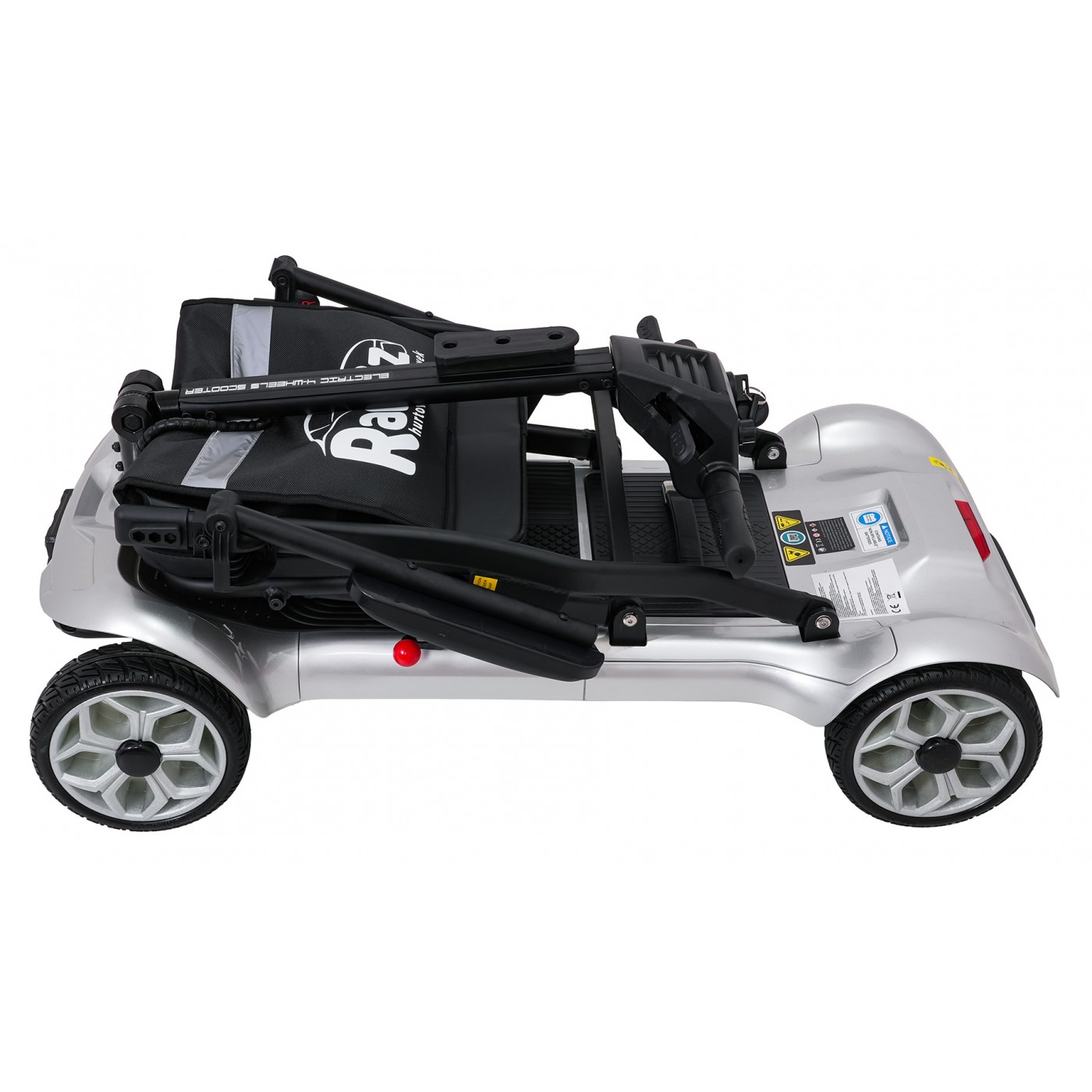 EasyGo Gray Four-Wheel Electric Scooter for Seniors