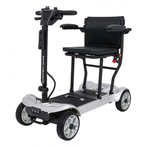 EasyGo Gray Four-Wheel Electric Scooter for Seniors