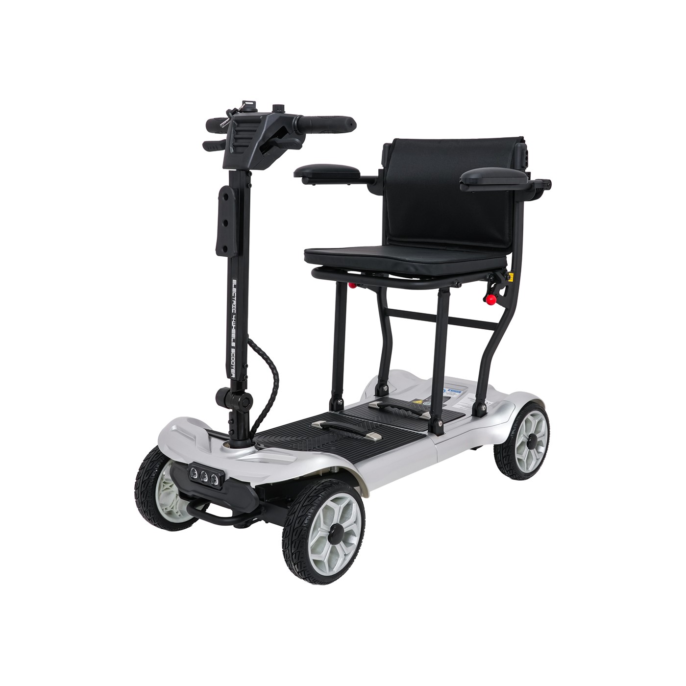 EasyGo Gray Four-Wheel Electric Scooter for Seniors