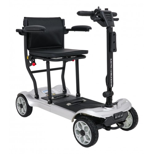 EasyGo Gray Four-Wheel Electric Scooter for Seniors