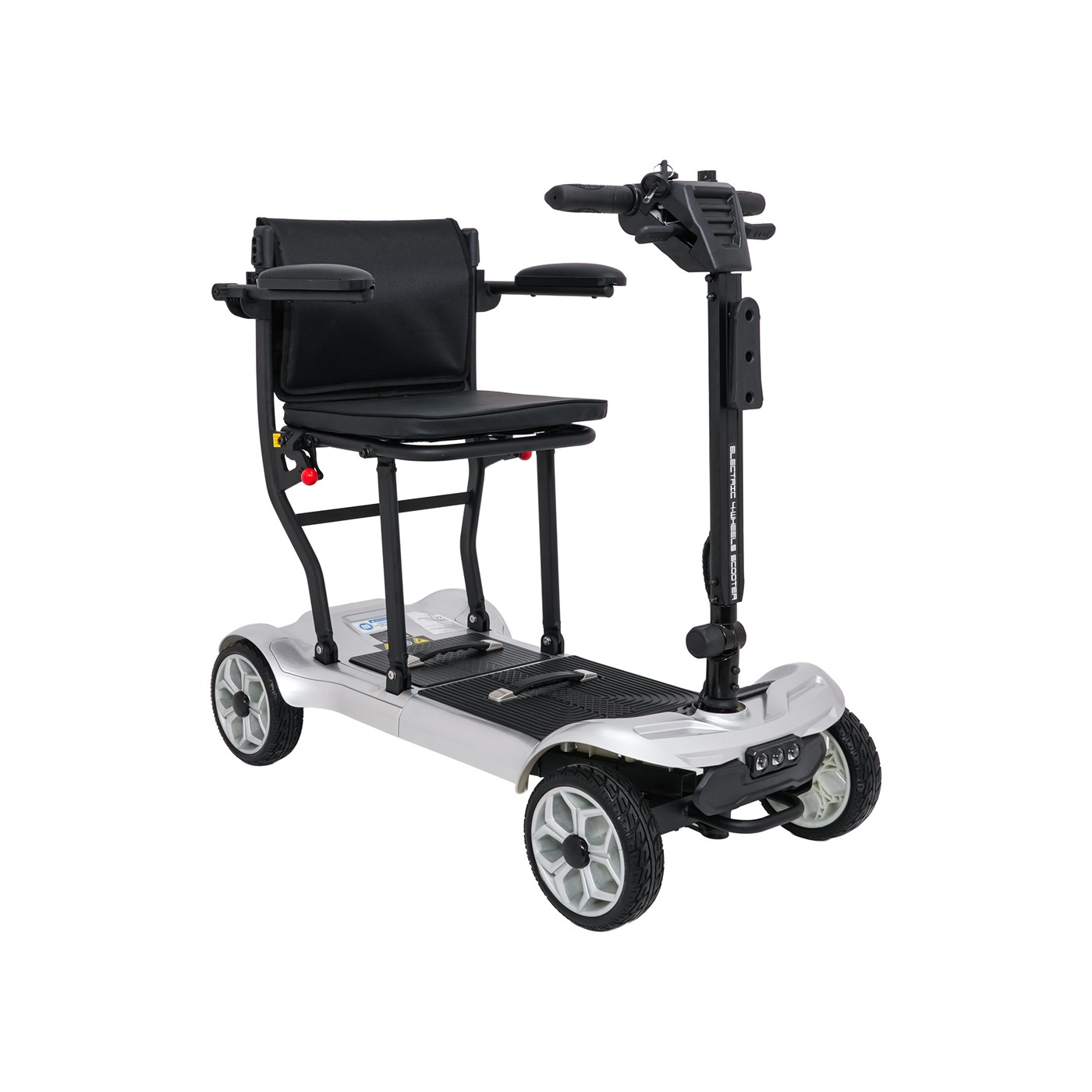 EasyGo Gray Four-Wheel Electric Scooter for Seniors