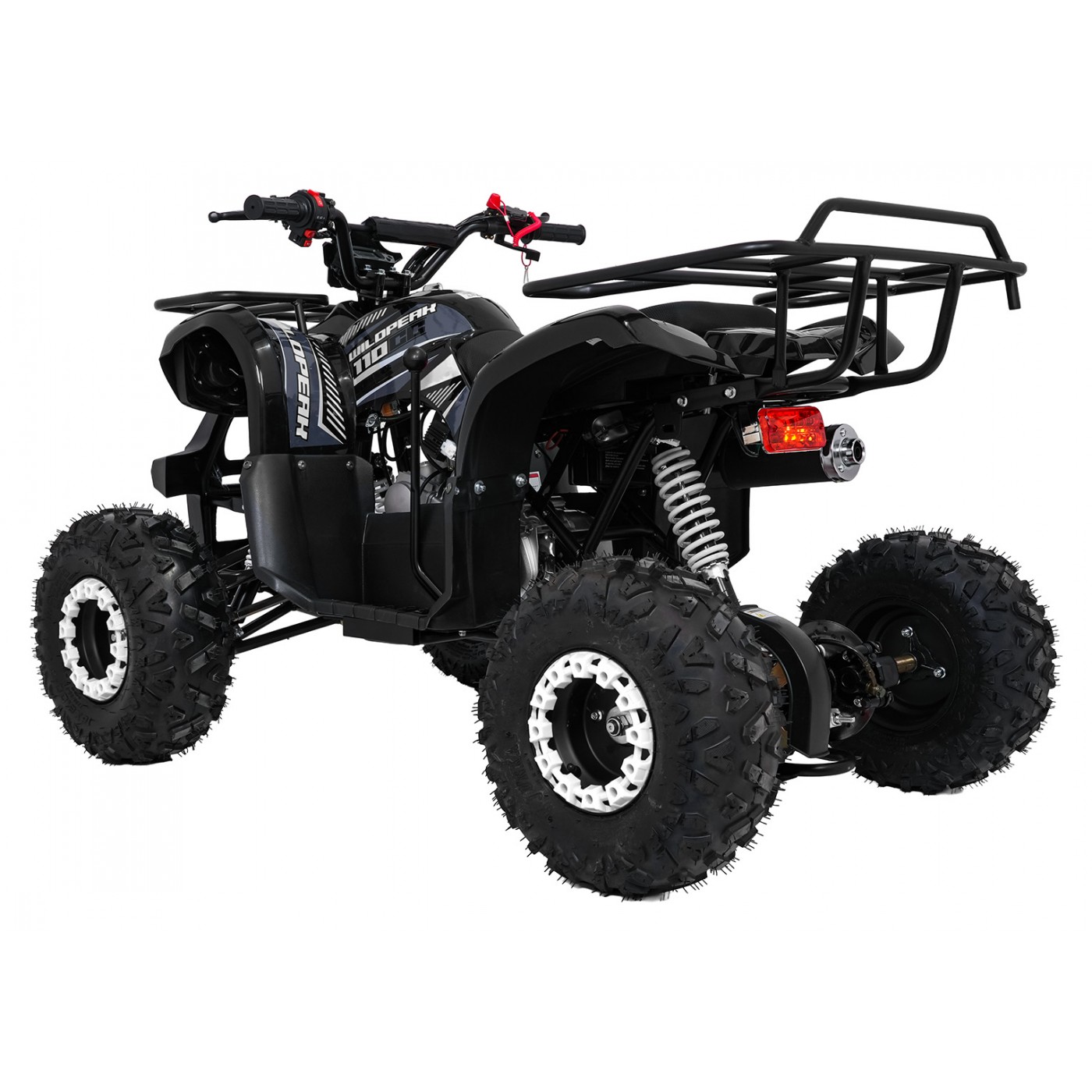 WILDPEAK 110cc Black Combustion Quad Vehicle