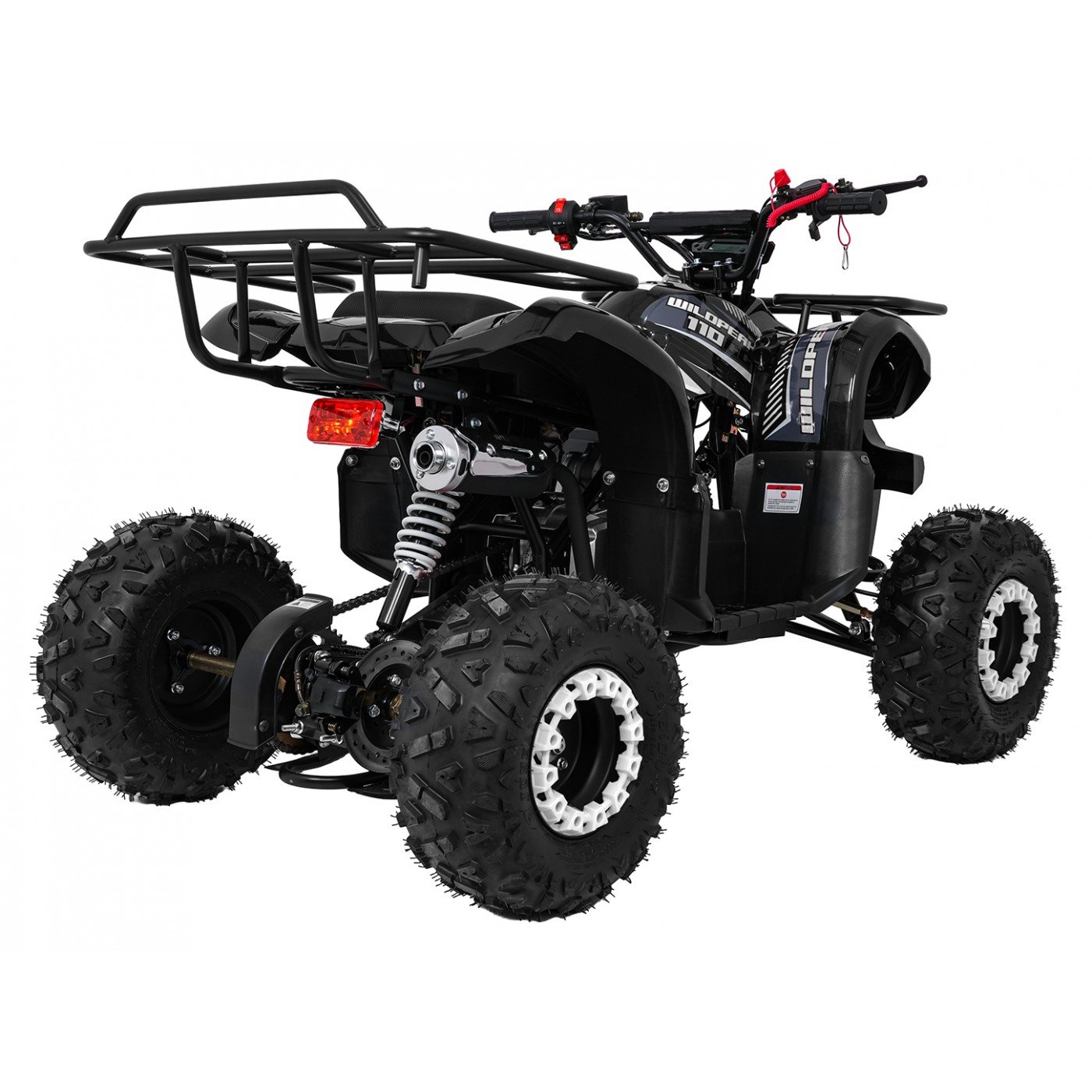 WILDPEAK 110cc Black Combustion Quad Vehicle
