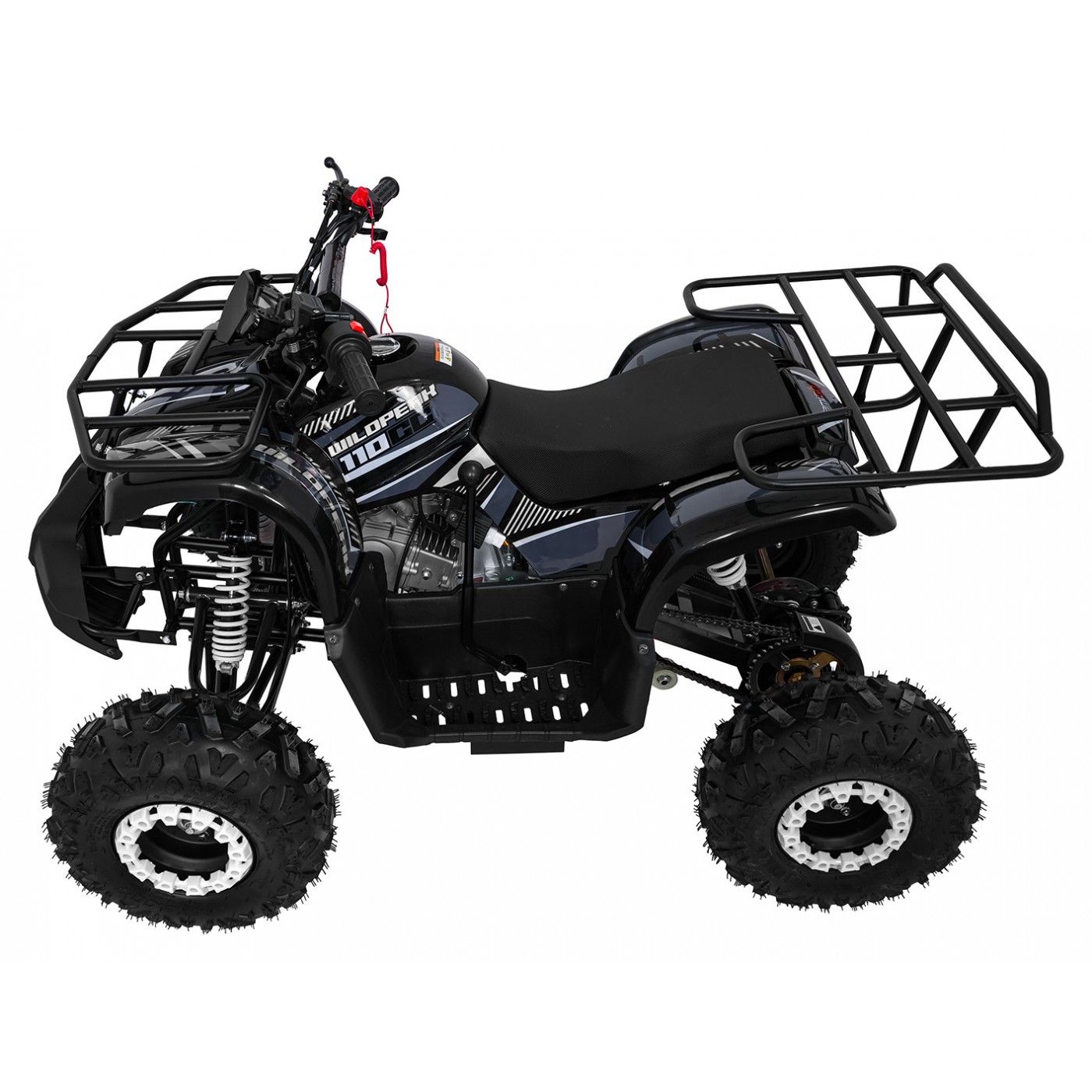 WILDPEAK 110cc Black Combustion Quad Vehicle