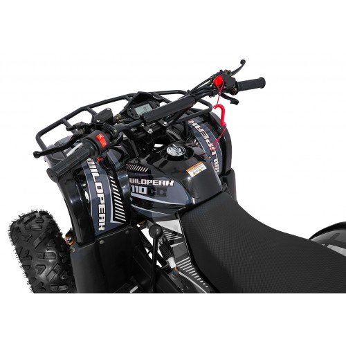 WILDPEAK 110cc Black Combustion Quad Vehicle