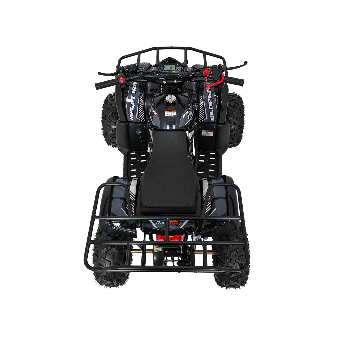 WILDPEAK 110cc Black Combustion Quad Vehicle