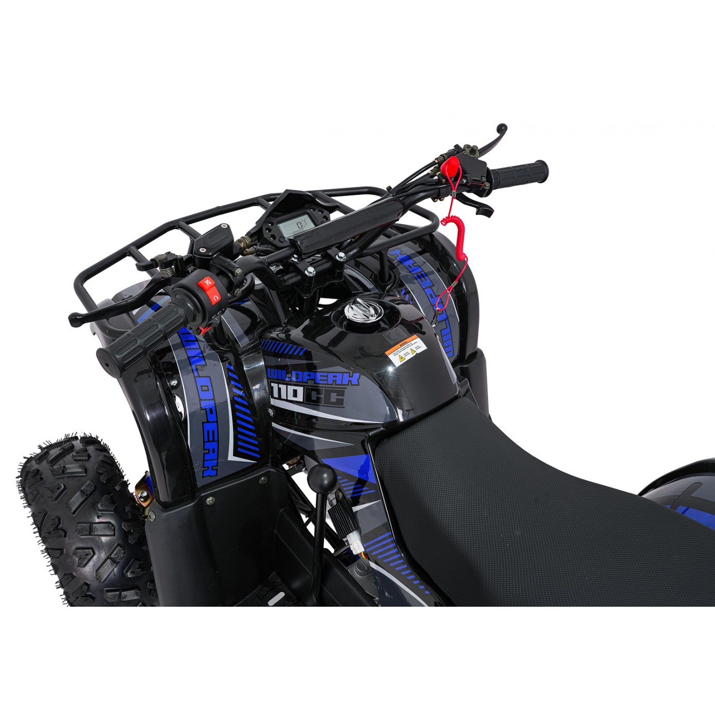 WILDPEAK 110cc Blue Combustion Quad Bike