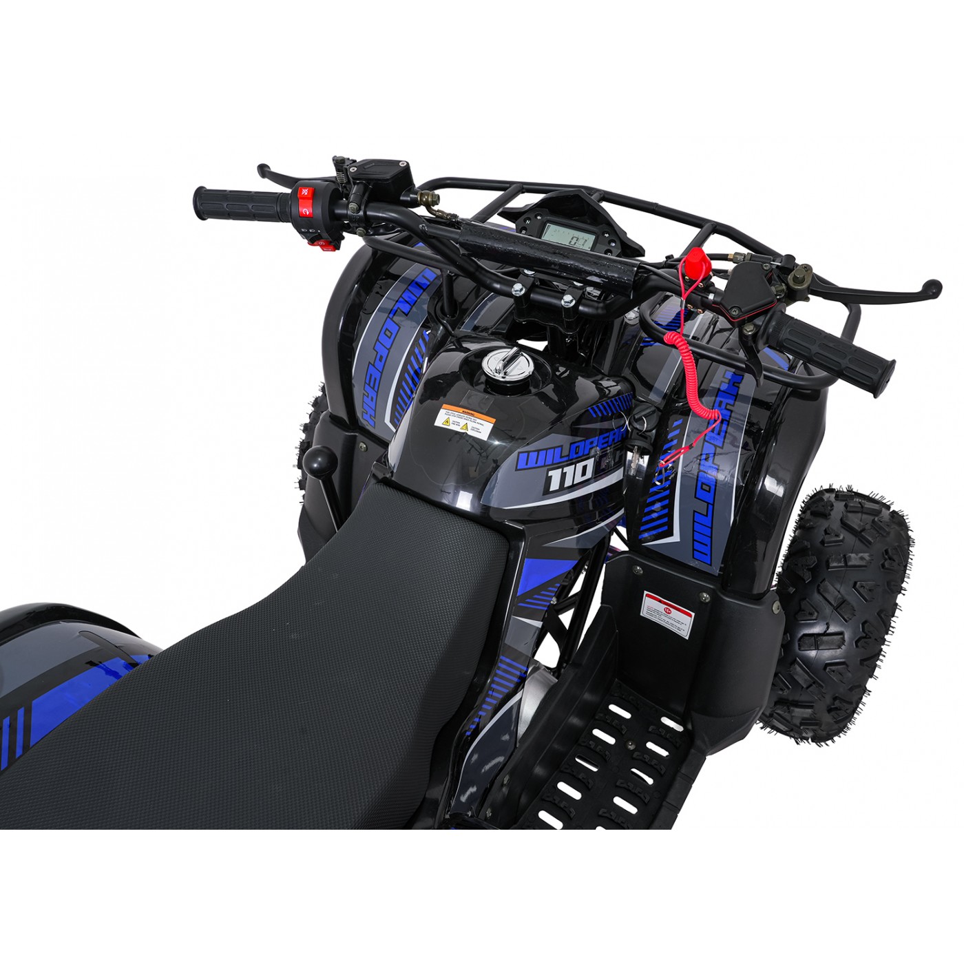 WILDPEAK 110cc Blue Combustion Quad Bike