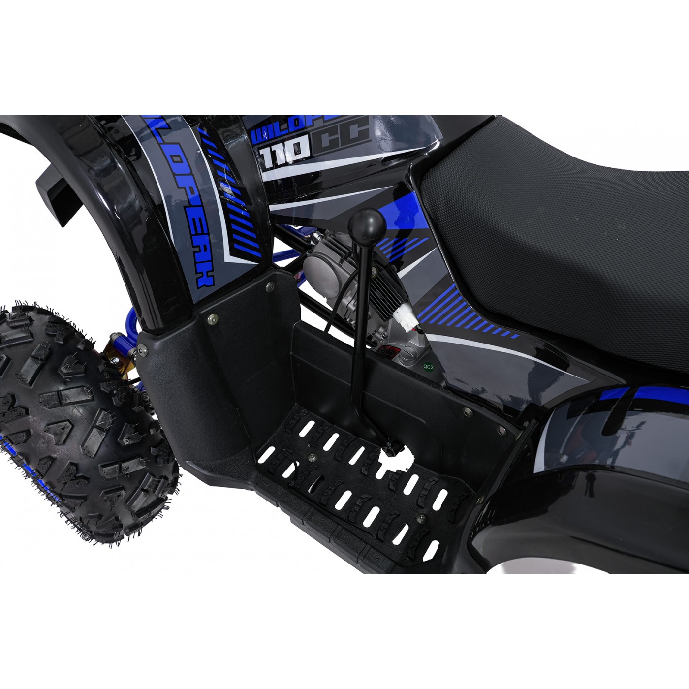 WILDPEAK 110cc Blue Combustion Quad Bike