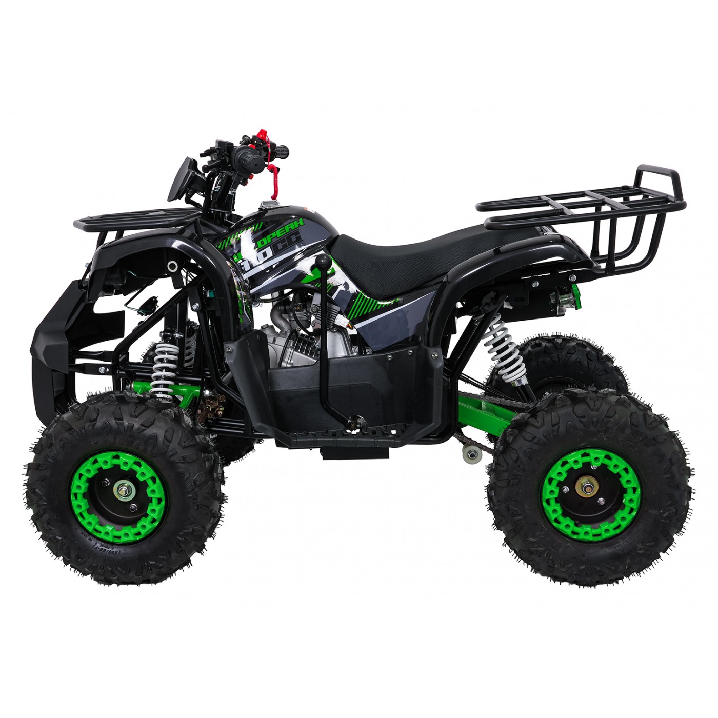 WILDPEAK 110cc Green Gasoline Quad Bike