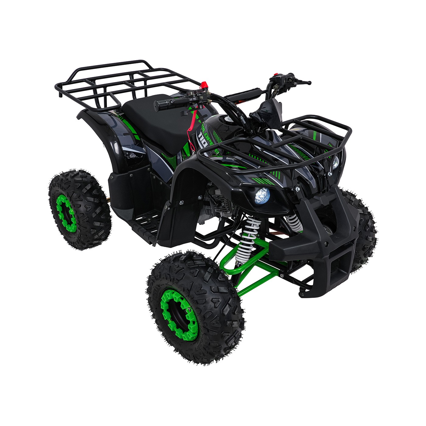 WILDPEAK 110cc Green Gasoline Quad Bike