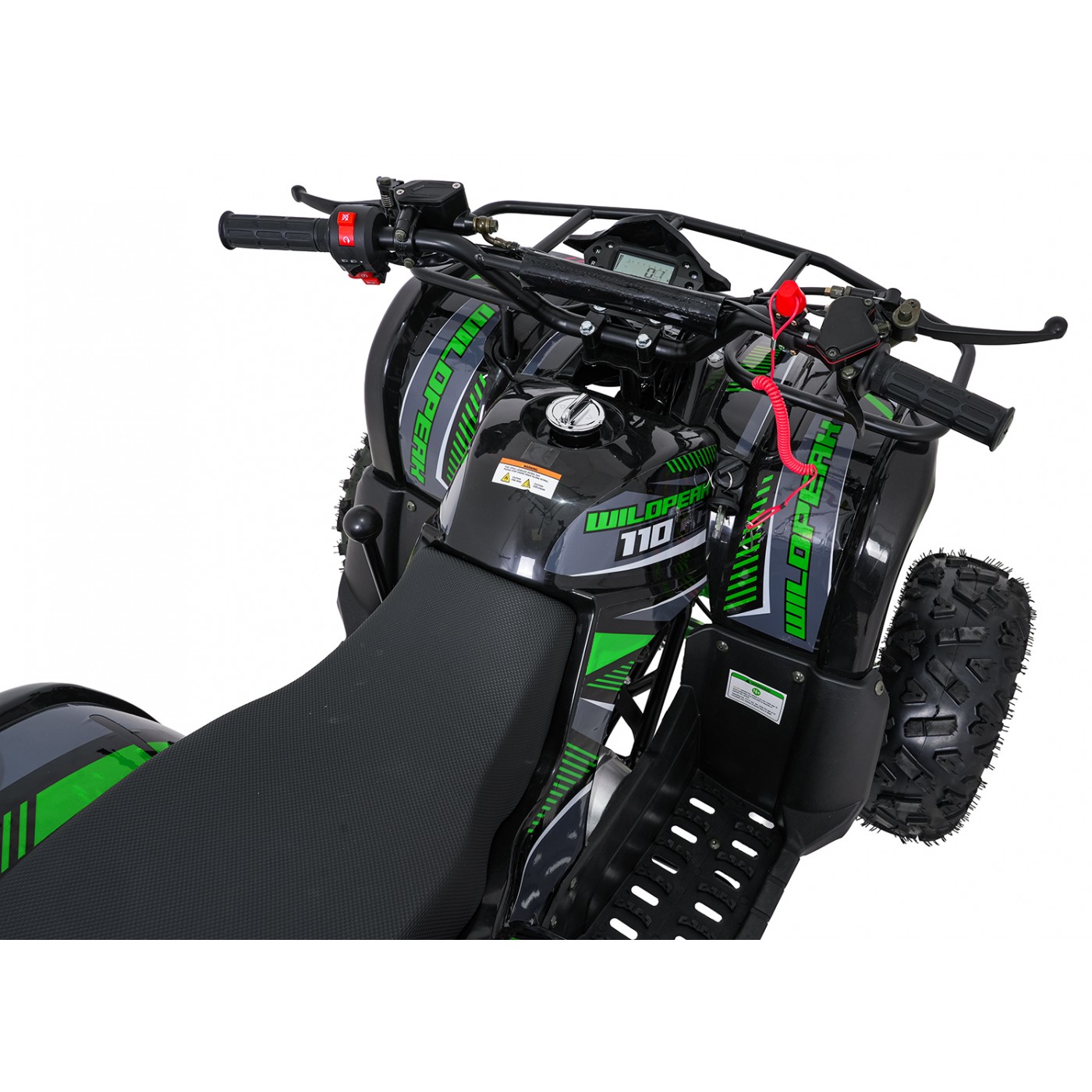 WILDPEAK 110cc Green Gasoline Quad Bike