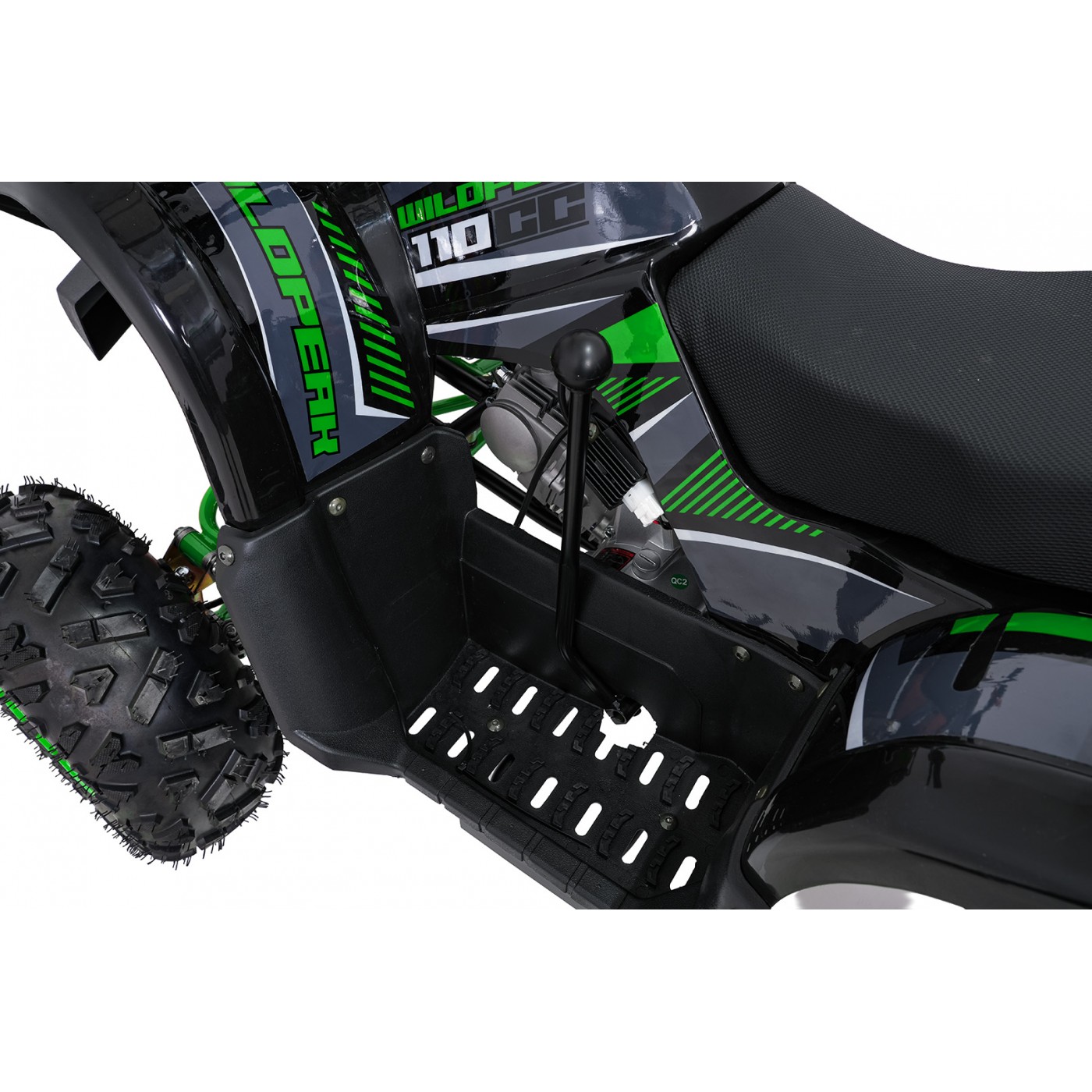 WILDPEAK 110cc Green Gasoline Quad Bike