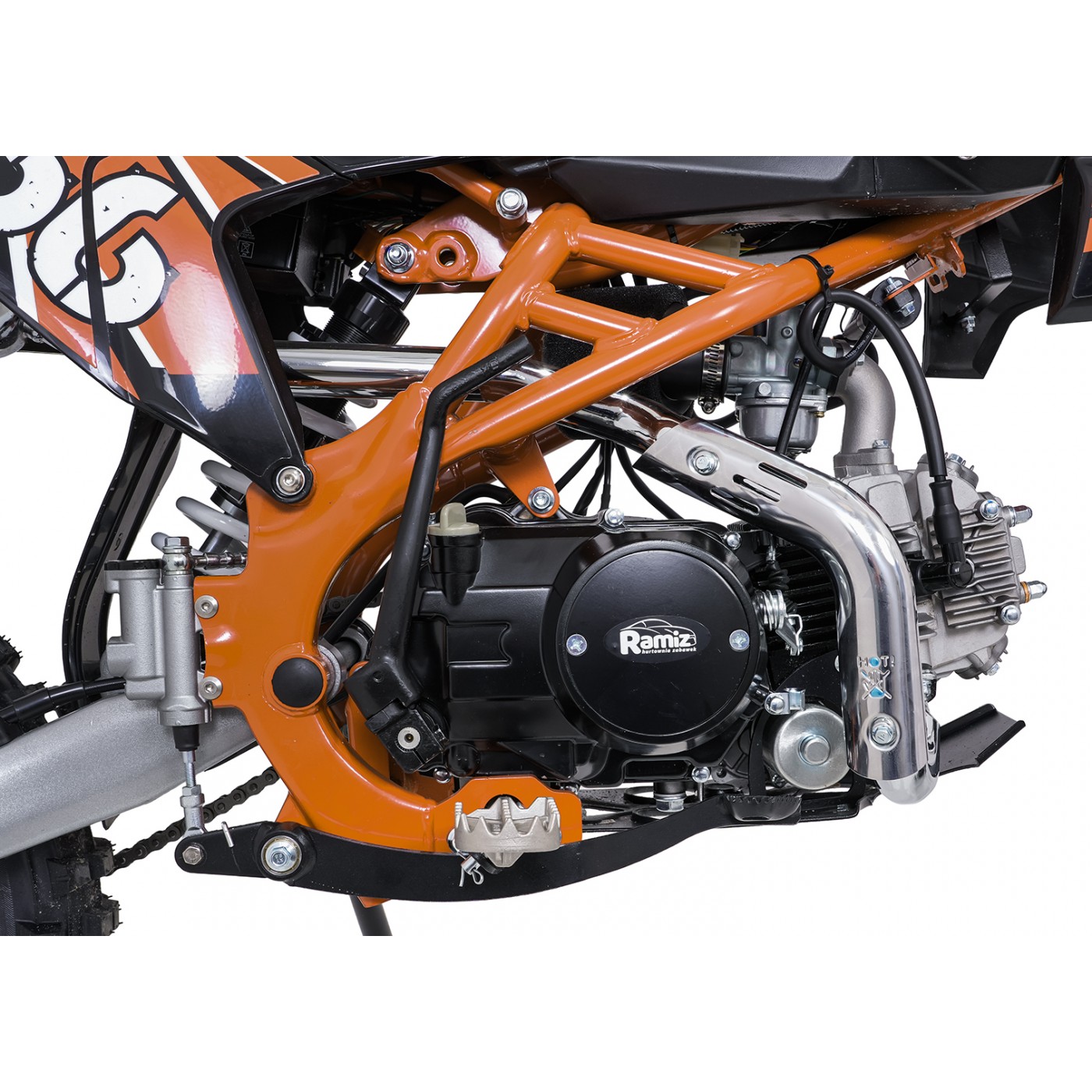 Vehicle Combustion Engine ULTRA 66 125cc Orange