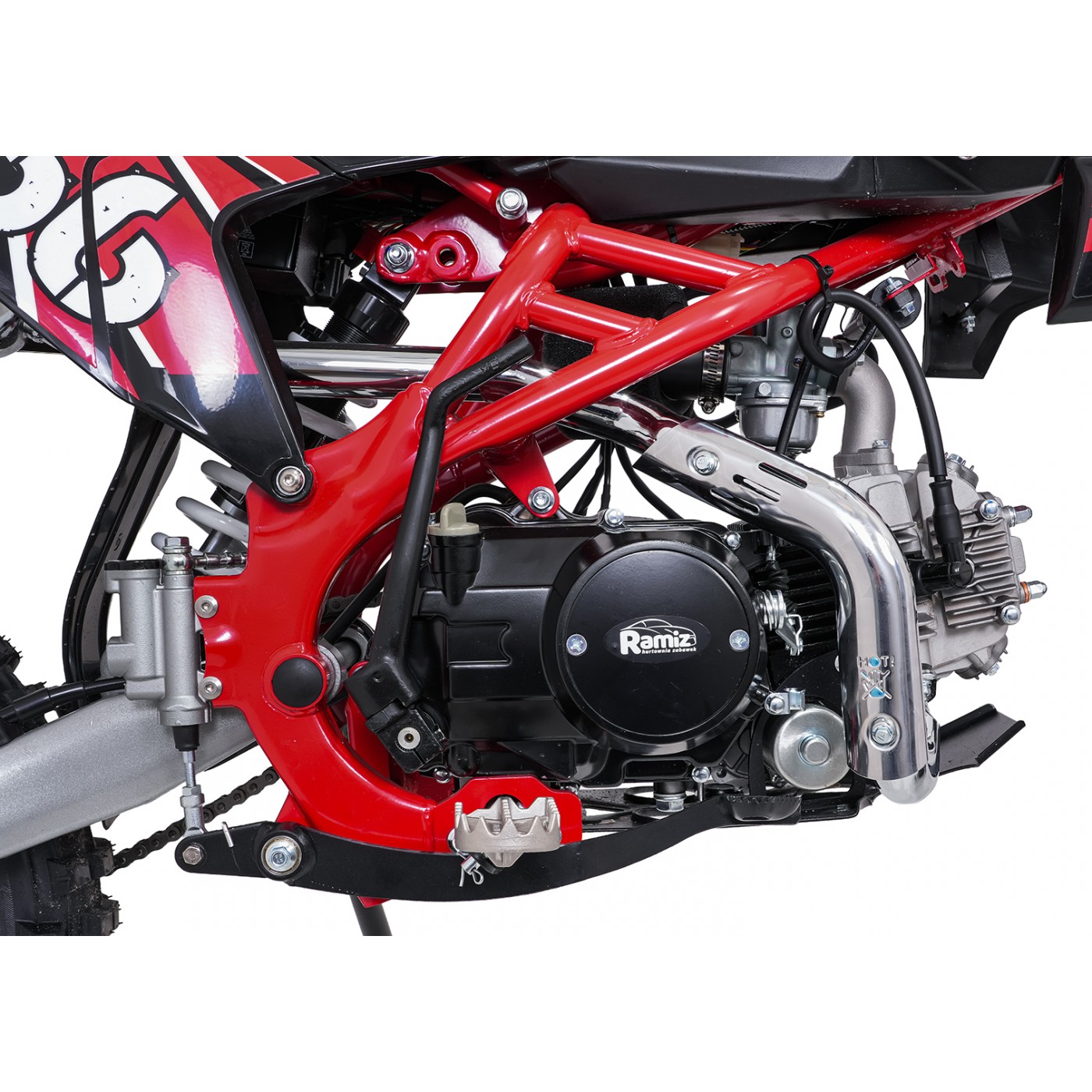 Vehicle Combustion Engine ULTRA 66 125cc Red