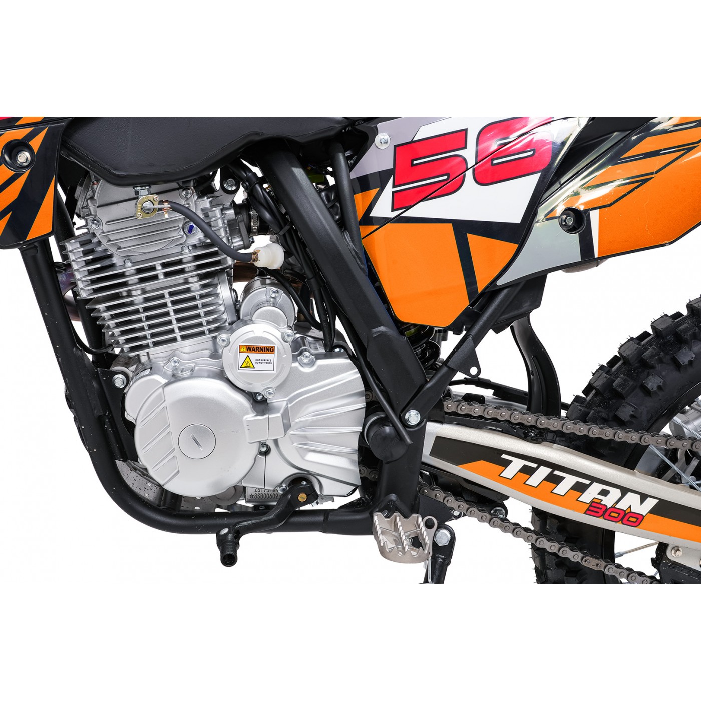 TITAN 300cc Orange Combustion Engine Vehicle