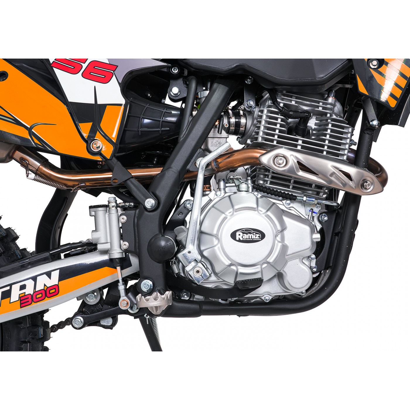 TITAN 300cc Orange Combustion Engine Vehicle
