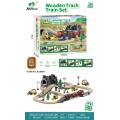 Wooden Train Track 60pcs.