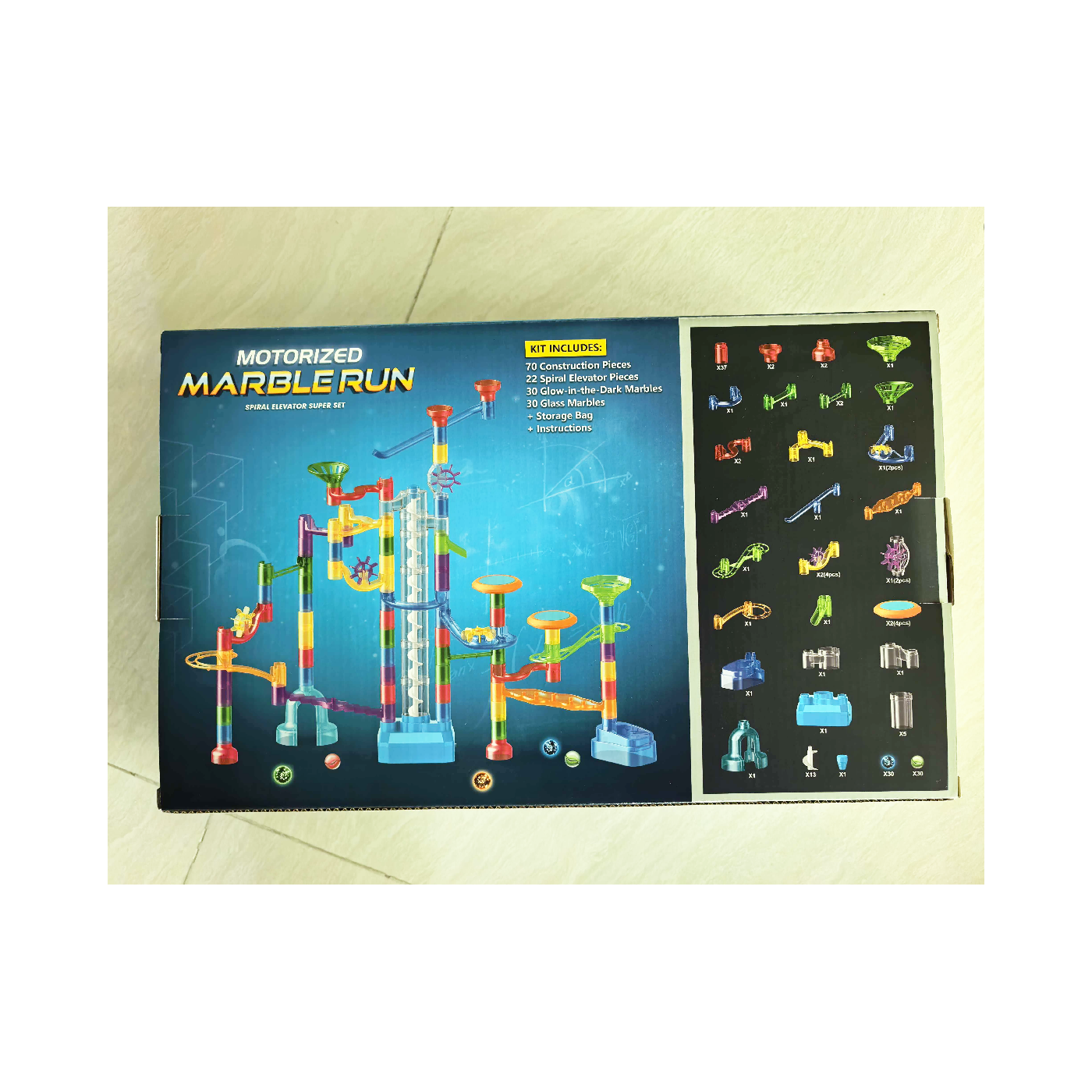 Glow in the Dark Ball Track 152pcs.