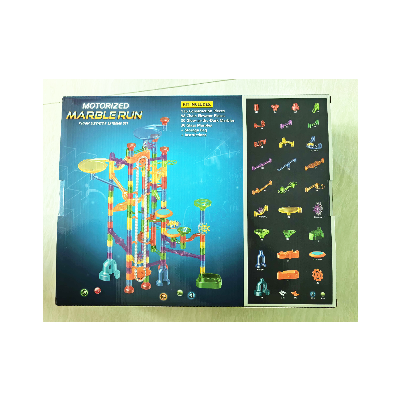 Glow in the Dark Ball Track 294pcs.