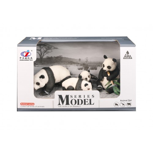 Panda Figurine Set