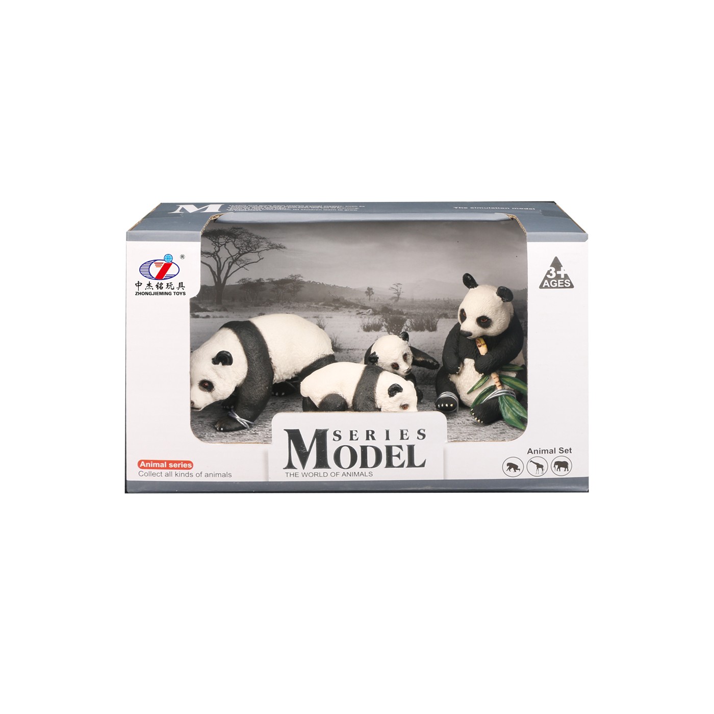 Panda Figurine Set