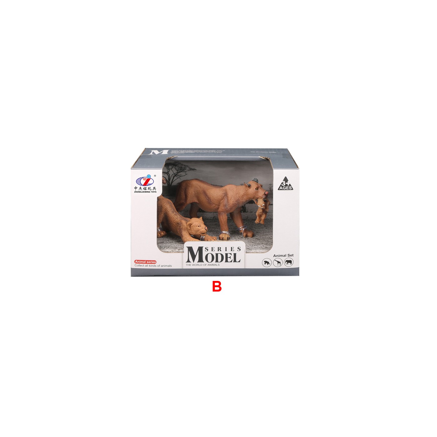 Lioness Figurine Set