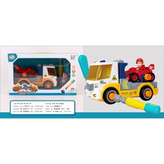 Dismountable Tow Truck + Car with Sound Function