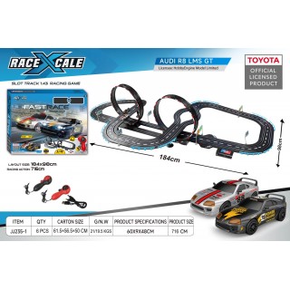 R/C TOYOTA Race Track 1:43 - 184x98 cm